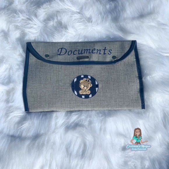 Personalized Document Folder Bear for baby